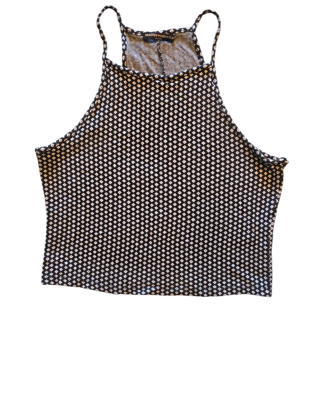 Brandy Melville geometric print tank top